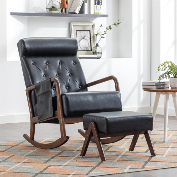 Oliver Rocking Chair With Ottoman Wayfair